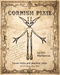 Cornish Pixie Fantastic Beasts Book Page Digital P Beasts Best Fantasy Book Book Cornish Harry Potter Poster Fantastic Beasts Book Harry Potter Creatures