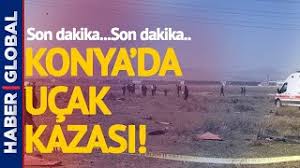 Kazada araç kullanılamaz hale gelirken sürücü yara almadan kurtuldu. Son Dakika Konya Da Ucak Kazasi 1xnf 5 Ucagi Dustu Youtube