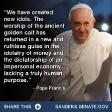Pope Francis quote. everyone should recycle | Pope Francis ... via Relatably.com