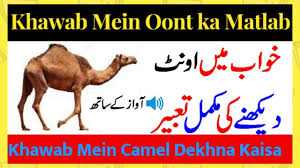 Camel dream meaning and islamic interpretation in urdu hindi. Khawabon Ki Tabeer In Urdu Khawab Mein Oontni By Sumaira Rani