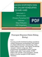 Matematika dalam kehidupan sehari hari tras rustamaji. Aplikasi Eksponen N Logaritma Dalam Kehidupan Sehari Hari