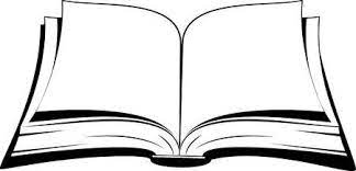 Open Book On A White Background Vector Illustration Open Book Book Silhouette Open Book Drawing