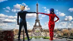 Ladybug Y Cat Noir En La Torre Eiffel Buscar Con Google Dibujos Colores Frios Ladybug Fotos Imagenes De Miraculous Ladybug