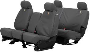 The carhartt seat covers are custom made to your exact vehicle for a perfect fit. Amazon Com Covercraft Carhartt Seatsaver Custom Seat Covers Ssc2509cagy 1st Row Bucket Seats Compatible With Select Toyota Tacoma Models Gravel Automotive