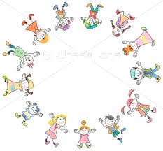 輪になる子供達の写真 イラスト素材 xf3025109623 ペイレスイメージズ イラスト ゆるいイラスト 写真イラスト