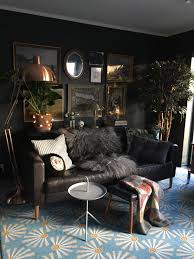 A Gorgeously Dark And Dramatic Family Home In Norway Dark Living Rooms Living Room Decor House Interior