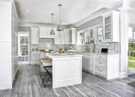 Den And Downstairs Kitchen Floor Grey Kitchen Floor Wood Floor Kitchen White Kitchen Design