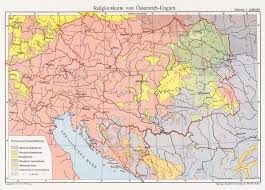 Religions In Austria Hungary Map Historical Maps Catholic Protestant