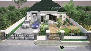 3 bedroom flat house plan in nigeria portharcourt this plan is designed for a small budget owner with smaller rooms than the standard it has a sitting room with dining a kitchen with a small store pantry as well as a laundry corner or space 3 bedroom flat design in nigeria. Latest 3d House Plans In Nigeria 6 Perception In 2021 Bungalow Design House Plans Bungalow House Plans