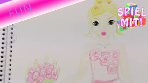 Weitere ideen zu lustige cartoons, witzig, witze. Hochzeitskleid Malen Topmodel Malbuch Brautkleid In Rosa Youtube