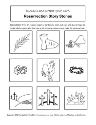 Color Your Own Resurrection Story Stones Images Easter Story Etsy In 2021 Easter Story Easter Christian Story Stones