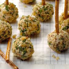 Dilly Mini Cheese Balls Recipe Recipes Cheese Ball Appetizer Snacks
