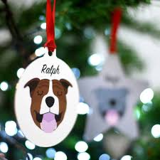 Maybe you would like to learn more about one of these? Staffie Christmas Tree Dog Decoration Personalised By Hoobynoo Notonthehighstreet Com