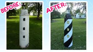 Check all the merchants to find the lighthouse yard decor that's right for you. Awesome Lawn Lighthouse Makeover Youtube