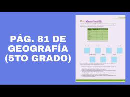We did not find results for: Pag 81 Del Libro De Geografia Quinto Grado Youtube