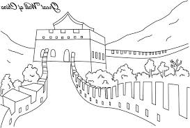 And you don't have to squint from space to try and see it, just print out this worksheet for a quick intro to the legendary structure. Great Wall Of China Colouring Sheet