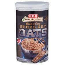 By adding flax seeds to our whole grain hot oatmeal, we ensure that our oats deliver more than just great taste and. H E B Select Ingredients Quick Easy Steel Cut Oats Shop Oatmeal Hot Cereal At H E B