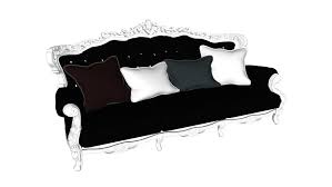 Its a 5feet long 2.5 feet height. Classic Sofa 3d Warehouse