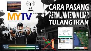 Tv jenis tabung lebih baik dalam menangkap sinyal sedang lcd/led umumnya lebih susah menangkap sinyal. Cara Pasang Mytv Antenna Aerial Luar Jenis Tulang Ikan Youtube
