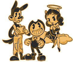 Batim Bendy Boris And Alice Yt Rb By Https Www Deviantart Com Mynnub On Deviantart Bendy And The Ink Machine Cat Breeder Alice