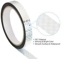 Holographic laser tape, self-adhesive glittery decorative tape, party gift  packaging, DIY hot stamping gold and silver stickers - AliExpress
