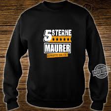 Herren 5 Sterne Maurer Beruf Spruche Ausbildung Prufung Bestanden Shirt