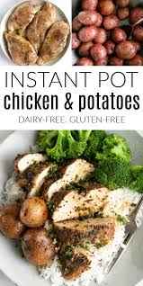 Easy Instant Pot Chicken With Potatoes Recipe In 2020 Red Potato Recipes Instant Pot Chicken Recipes