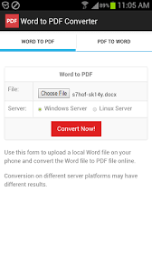 Can you convert a pdf to a microsoft word doc file? Word To Pdf Converter Apk 2 7 Android App Download