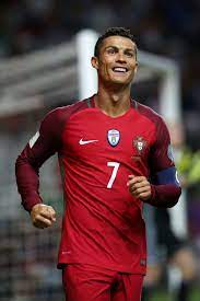Portugal S Forward Cristiano Ronaldo Smiles During The 2018 Fifa World Cup Qualifying Football Match Between Portugal A Crstiano Ronaldo Ronaldo Junior Ronaldo