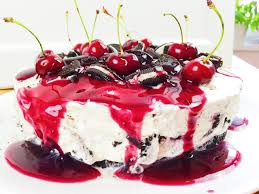 Nicht überbacken, werden sonst hart! No Bake Oreo Kirsch Torte Eistorte Cook Bakery