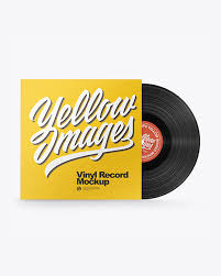 Discover 5 vinyl record mockup designs on dribbble. Vinyl Record Mockup In Stationery Mockups On Yellow Images Object Mockups