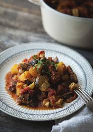 Acorn Squash Eggplant Tofu Ratatouille Recipe Tofu Recipes Food