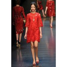 Dolce Gabanna Red Lace Dress Runway Jpg 1 000 1 000 Pixels Red Lace Dress Lace Dress Dresses