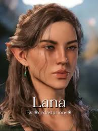 Lana and Lacy Head Presets by cedastarions at Baldur's Gate 3 Nexus