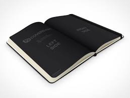 Blank Three Quarter View Moleskine Sketching Notebook Photoshop Mockup Mockup Psd Psd