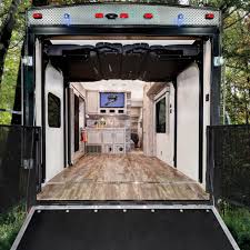 This road warrior toy hauler comfortably sleeps 7. Best Lightweight Toy Hauler Travel Trailers