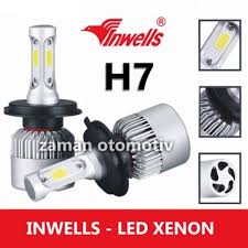 Inwells H7 Led Xenon 6500k Fanli Simsek Etkili Led Ampuller Ampul