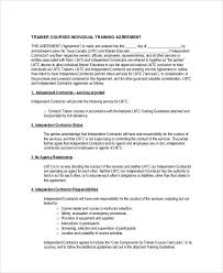 Training Agreement Contract | kicksneakers.co