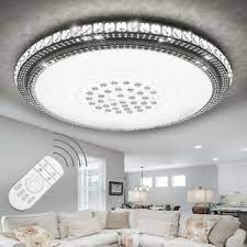 Led wohnzimmerlampen, led living room lighting, led living room light. Luxus 36w 96w Led Kristall Deckenleuchte Deckenlampe Dimmbar Wohnzimmer Leuchten Ebay