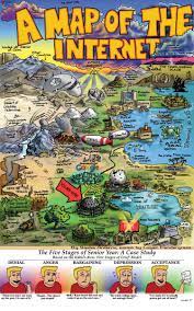 Reddit For My Day Of Cake I Present To You A Map Of The Internet Drawn For My School Newspaper Internet Map School Newspaper I School