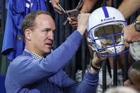 In front of 17,021 fans at tom benson hall of fame stadium, peyton manning. Former Colts Quarterback Peyton Manning Has A New Job With The Broncos