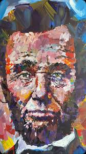 Lincoln, original acrylic