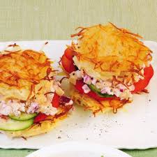 Schneller Rosti Burger Mit Apfel Feta Tatar Rezept Rezepte Lebensmittel Essen Feta