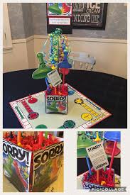Sorry Game Board Theme Party Centerpiece Board Game Party Game Night Decorations Board Game Themes