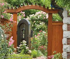 My purpose is to get a new dark red rose tree for my backyard. Create A Beautiful Rose Garden Garden Gate