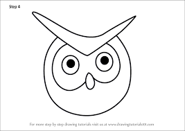 Start by cutting out the shape of an owl and use that shape two create to wings that overlap in the middle of the owl to cover the belly. Learn How To Draw An Owl Face For Kids Animal Faces For Kids Step By Step Drawing Tutorials