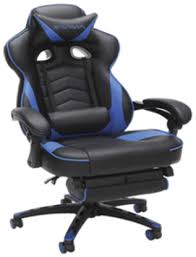 Check Respawn 110 Racing Style Gaming Chair Reclining Ergonomic Leather Chair With Footrest In Blue At Top 10 Best And Cheap In 2020 Gaming Chair Leather Chair Chair