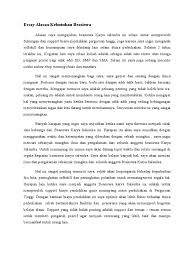 Potensi tersebut meliputi hasil laut dan pariwisata yang tentunya dapat dimaksimalkan dengan sumberdaya manusia dan teknologi serta pengamanan dari tindak pencurian kekayaan laut. Contoh Essay Untuk Beasiswa Vdms Ilustrasi