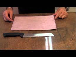 Not all serrated knives are the same but note that there are types of serrated knives that are. Knife Sharpening Kitchen Knife Sharpening How To Sharpen A Serrated Knife Blade Youtube
