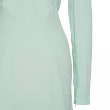 Are you looking for a dress worthy of a true princess? Aqua Green Silk Midi Dress Antonia
